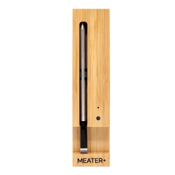 termometr meater + do mięs w drewnianym, ozdobnym etui.